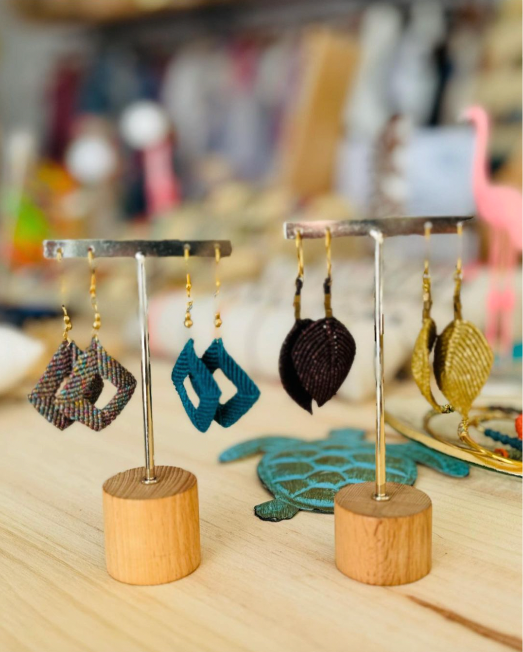 Pendientes rombo